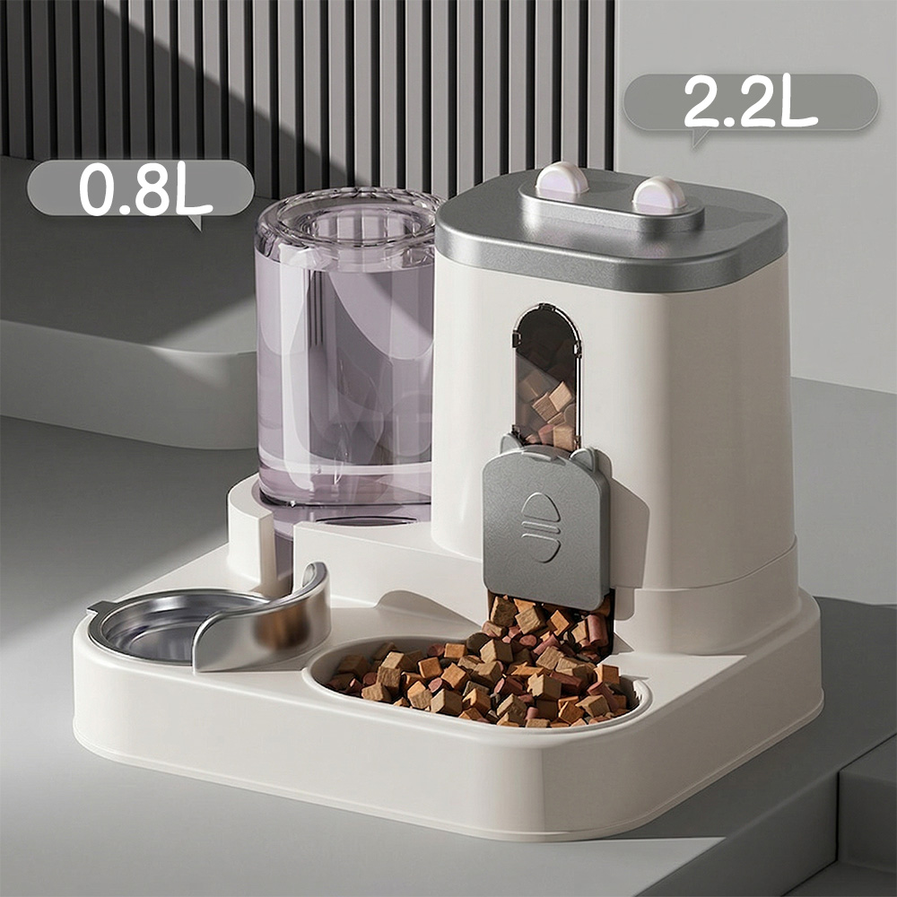 Xxl Food Storage Container - Automatic Feeder Dog Cat Food Bowl