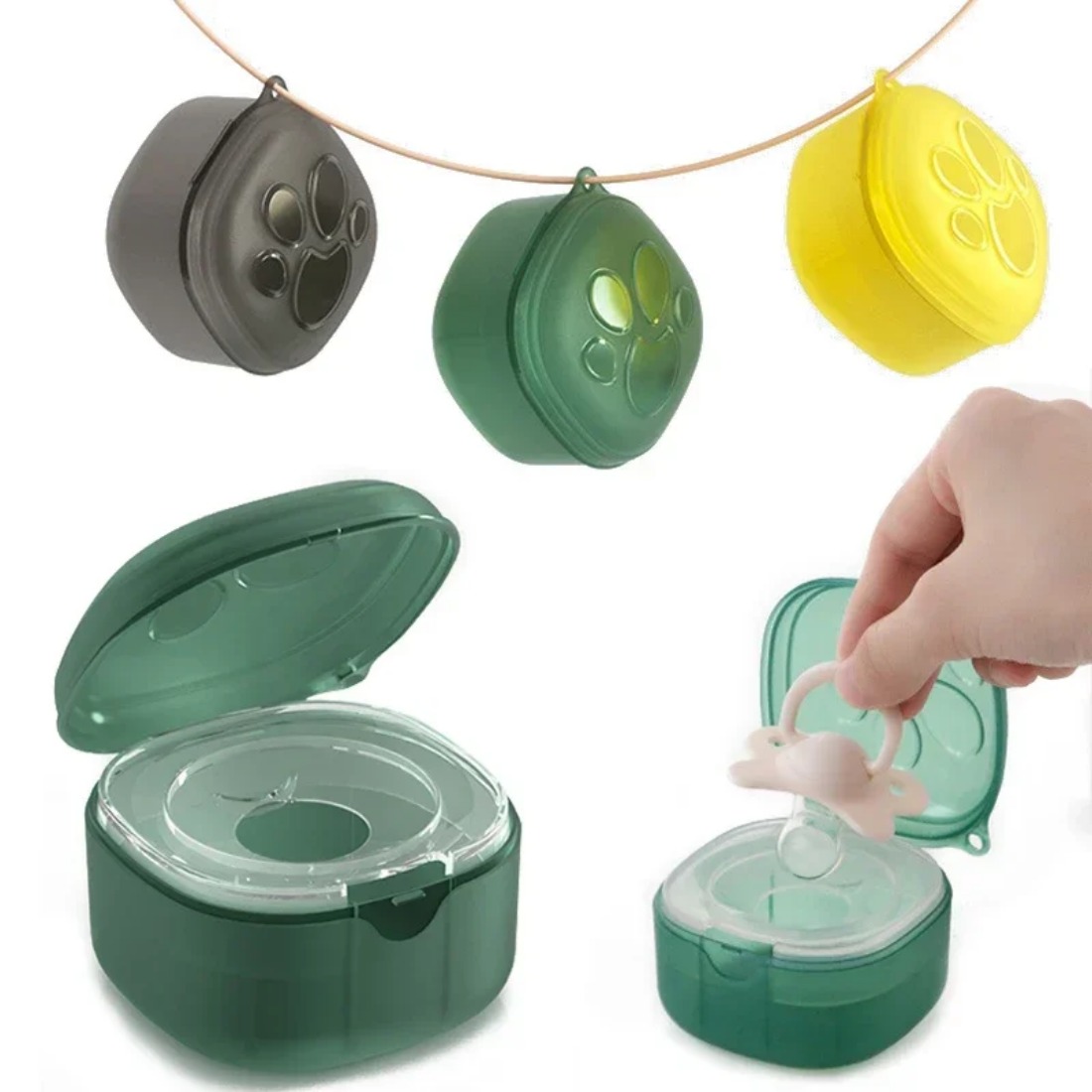 Food Storage Baby - Food Grade Silicone Pacifier Box Baby