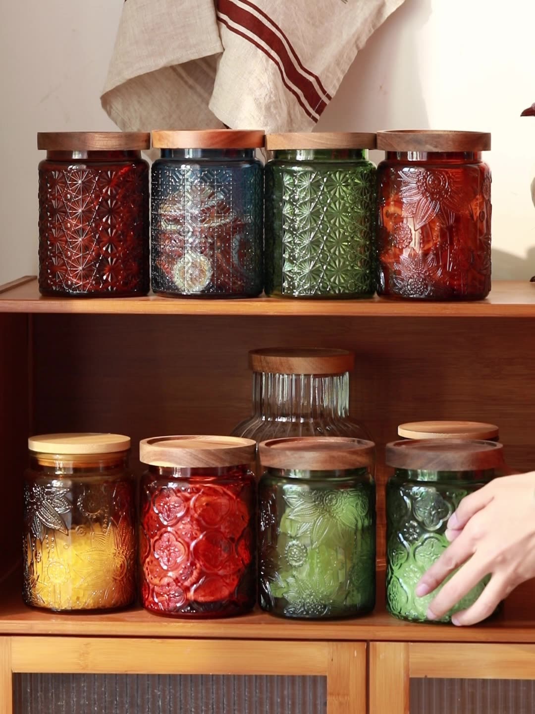 Food Storage Containers Glass - Vintage Glass Kitchen Storage Jar Kitchen