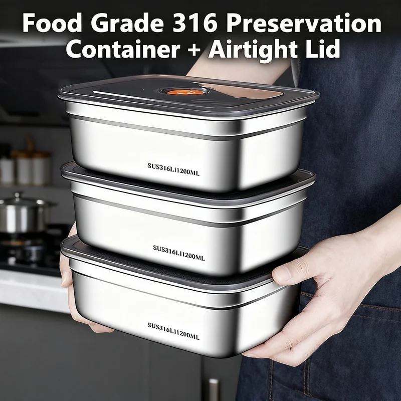 Large Capacity Stainless Steel - Xxl Food Storage Container review and price