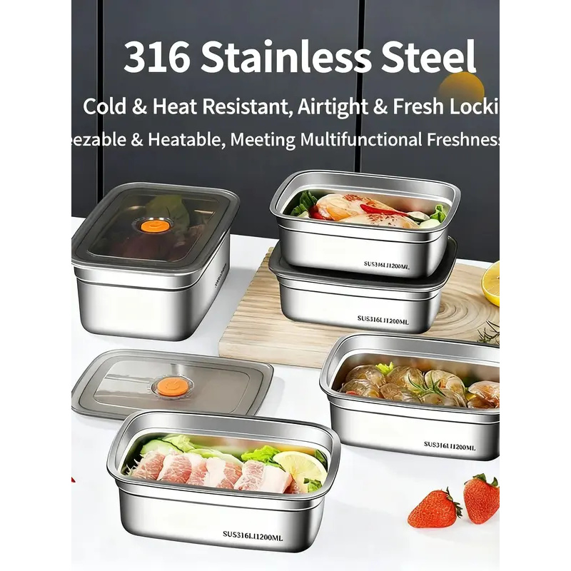Large Capacity Stainless Steel - Xxl Food Storage Container review and price