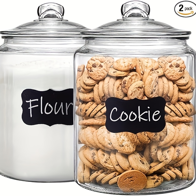2pcs Glass Pantry Jar with Cla - Food Storage Tank review and price