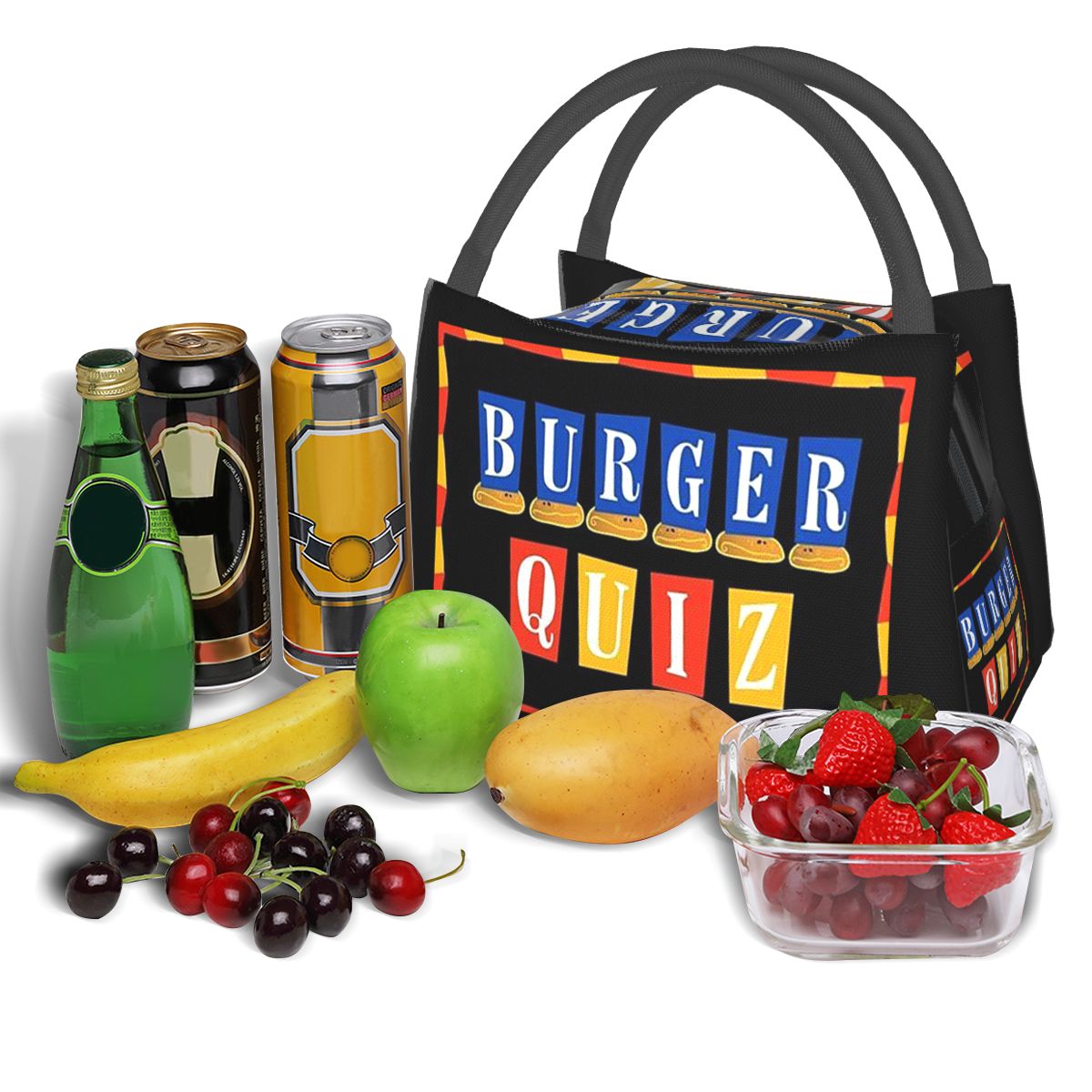 Burger Quiz New Logo Insulated - Food Storage Quiz review and price