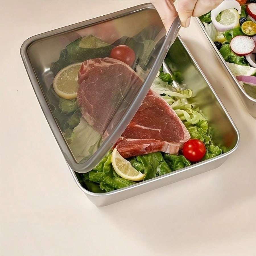 6pcs(3 Boxes+ 3 Lids) Stainles - Food Storage Prep Containers review and price