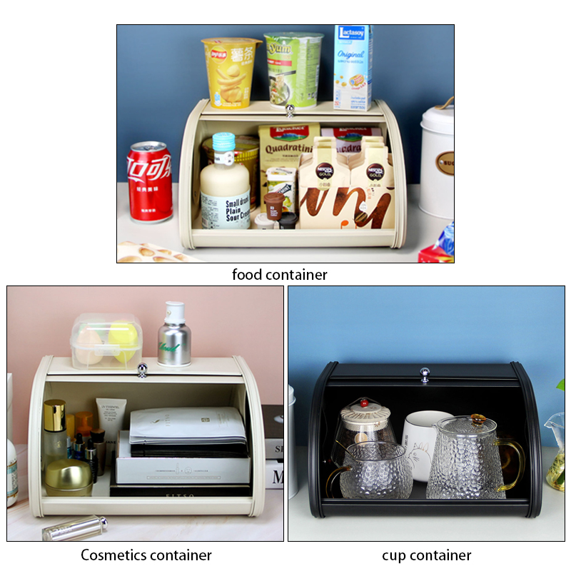Metal Bread Box Black bread Bi - Xxl Food Storage Container review and price