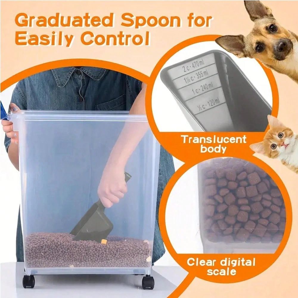 Food Storage Container, 30 Lbs - Food Storage For Dog review and price