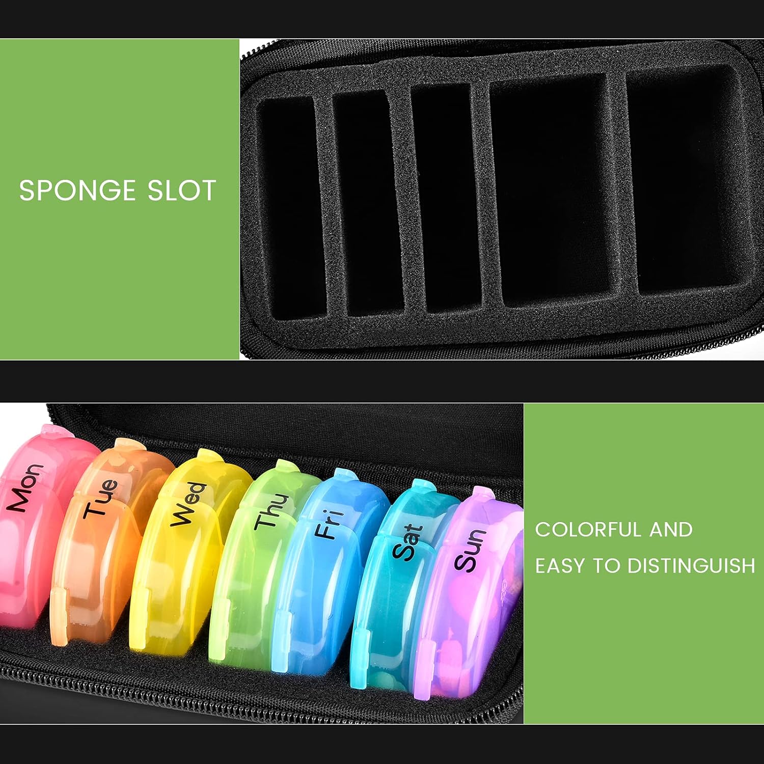 Weekly Pill Organizer 3 Times  - Xxl Food Storage Container review and price