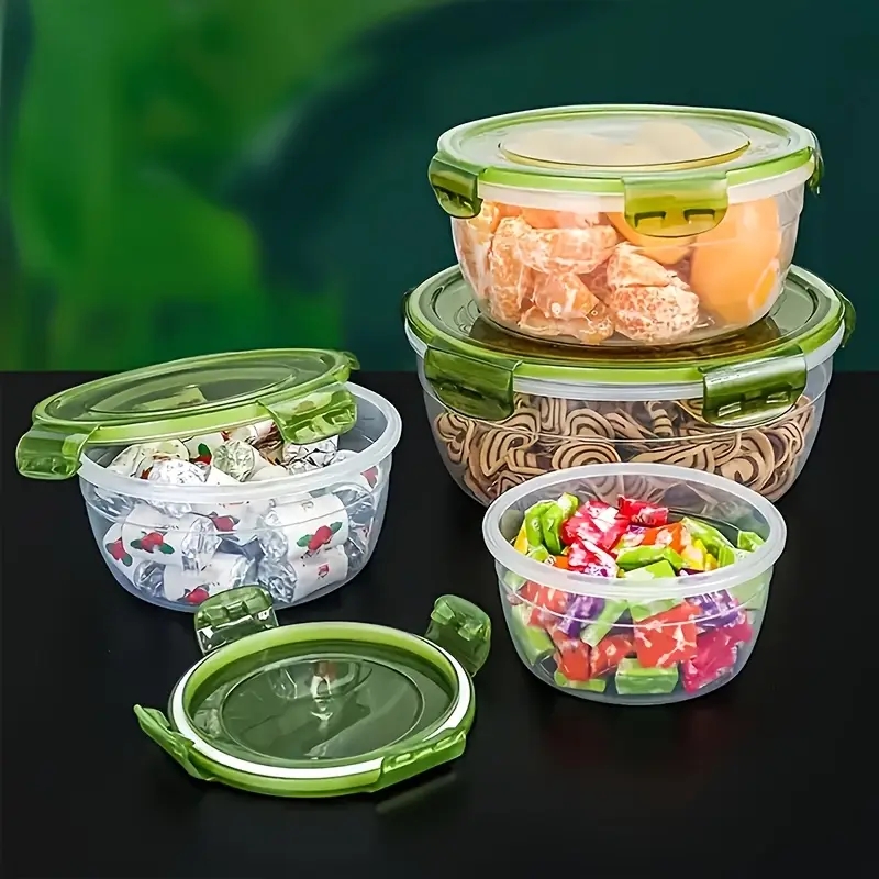 4 Plastic Food Storage Contain - Food Storage Time review and price