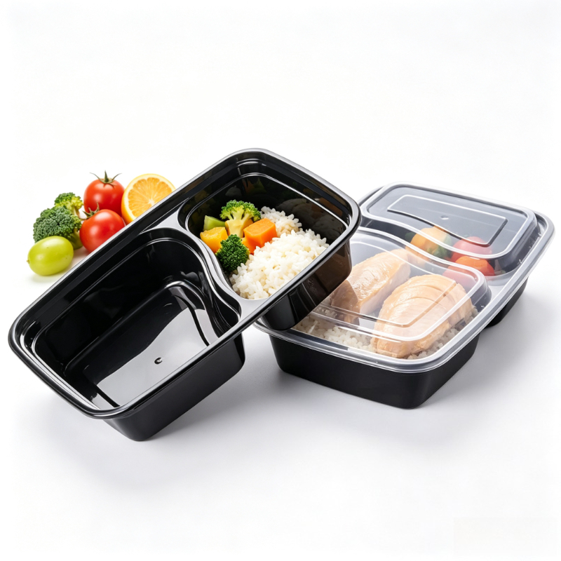 10Pcs Disposable 2‑Compartment - Food Storage Prep Containers review and price