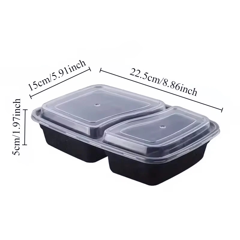 10Pcs Disposable 2‑Compartment - Food Storage Prep Containers review and price