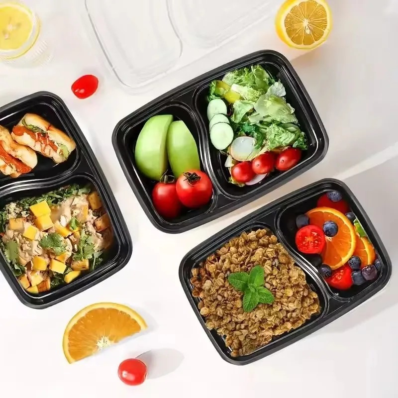 10Pcs Disposable 2‑Compartment - Food Storage Prep Containers review and price