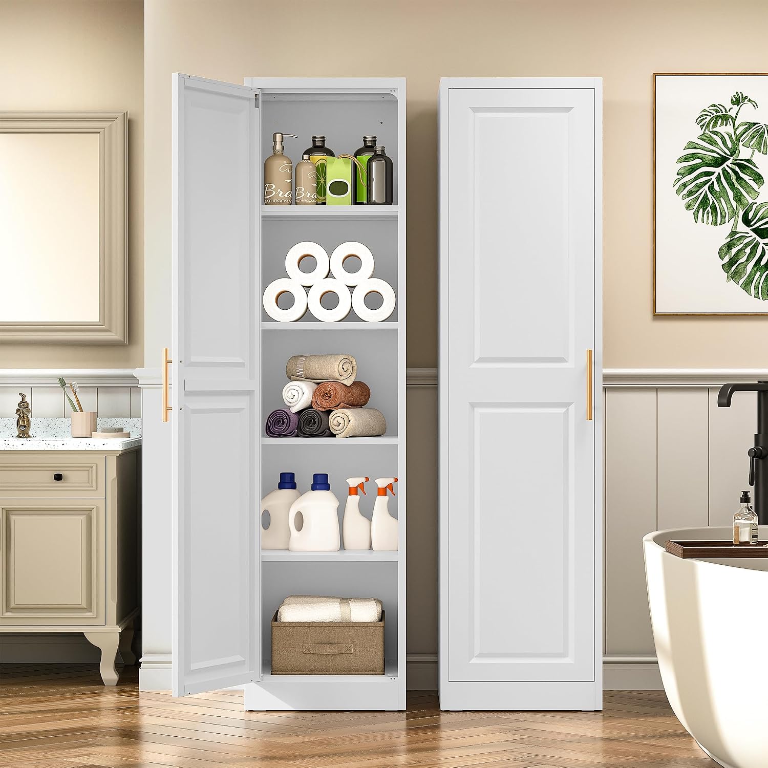 Tall Narrow Storage Cabinet Wi - Food Storage Tank review and price