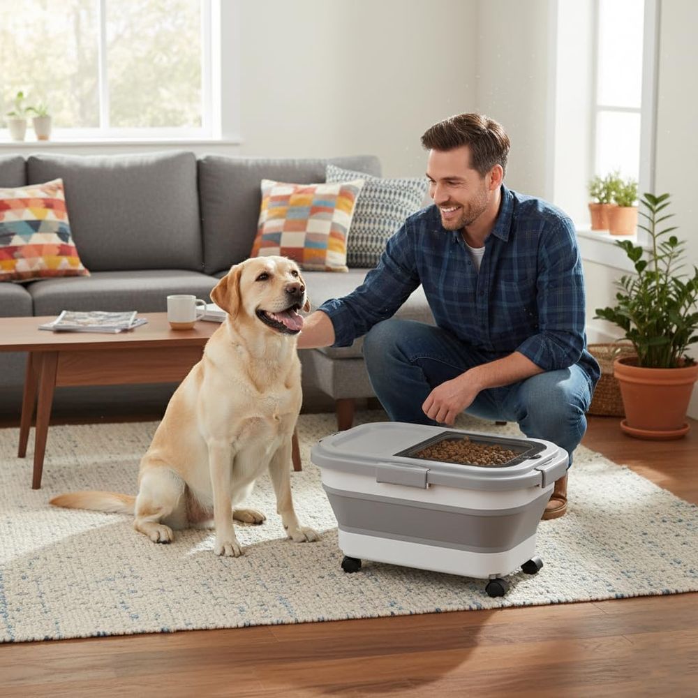 15 Lbs Dog/Cat Food Storage Co - Food Storage For Dog review and price