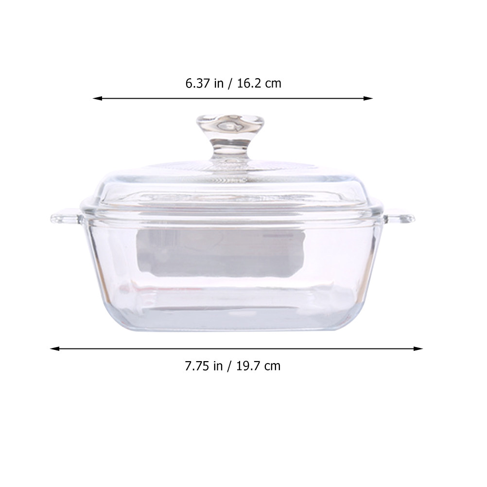 1Pcs Heat Resistant Tempered G - Food Storage Glass review and price