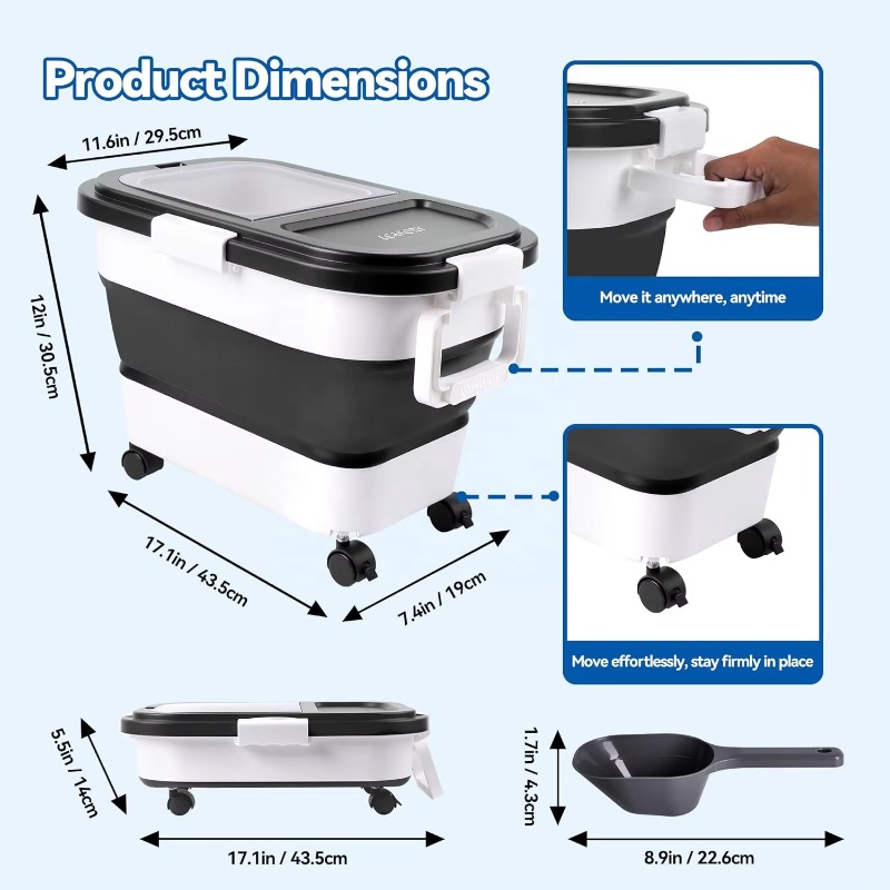 Dog Food Storage Container 20- - Food Storage For Dog review and price