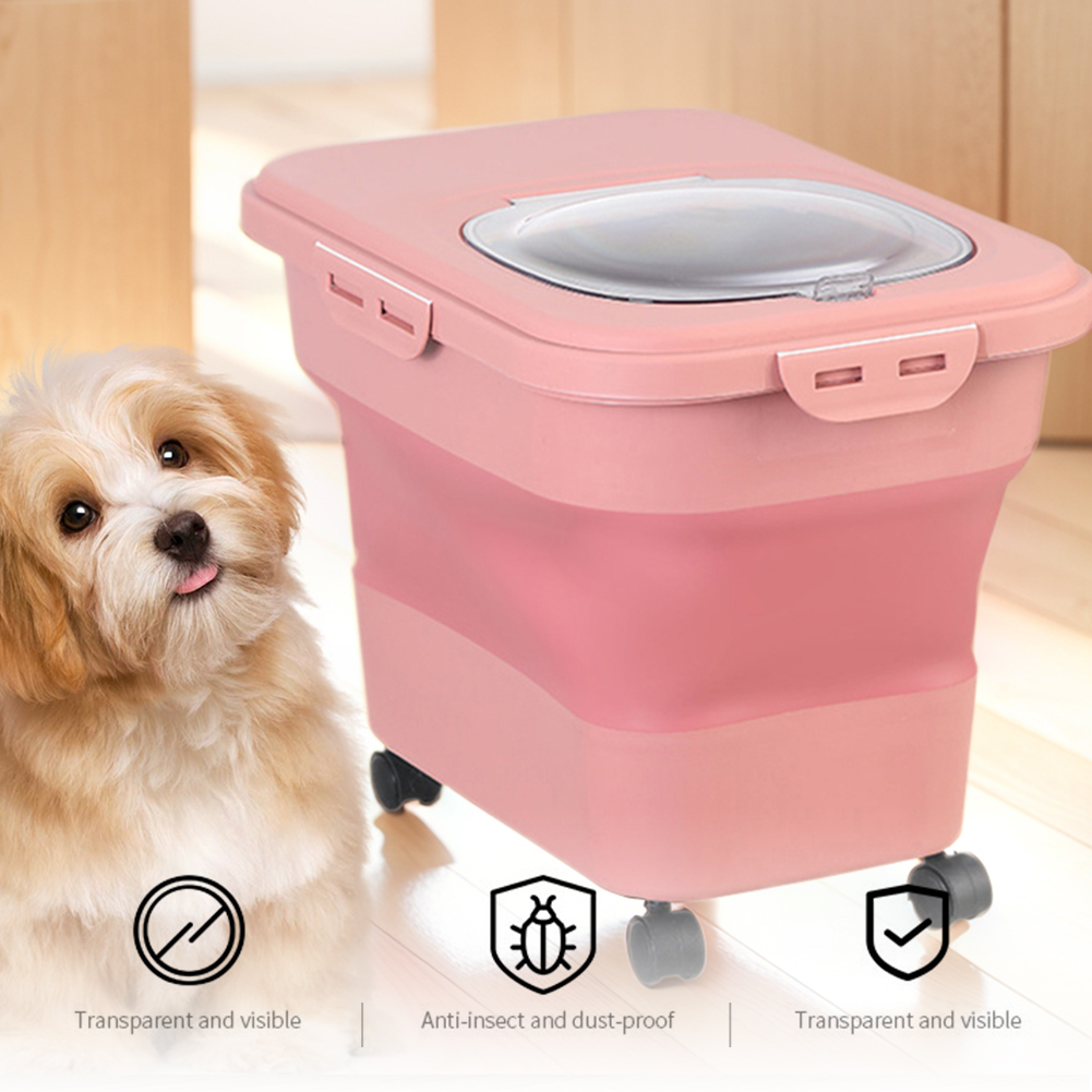 Collapsible Dry Cat Food Box 2 - Food Storage For Dog review and price