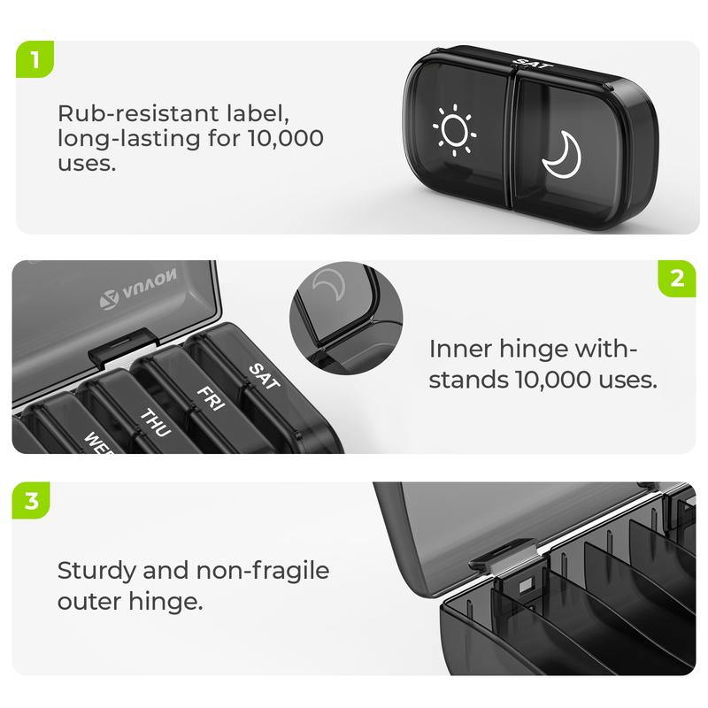 Portable Pill Organizer for Tr - Xxl Food Storage Container review and price