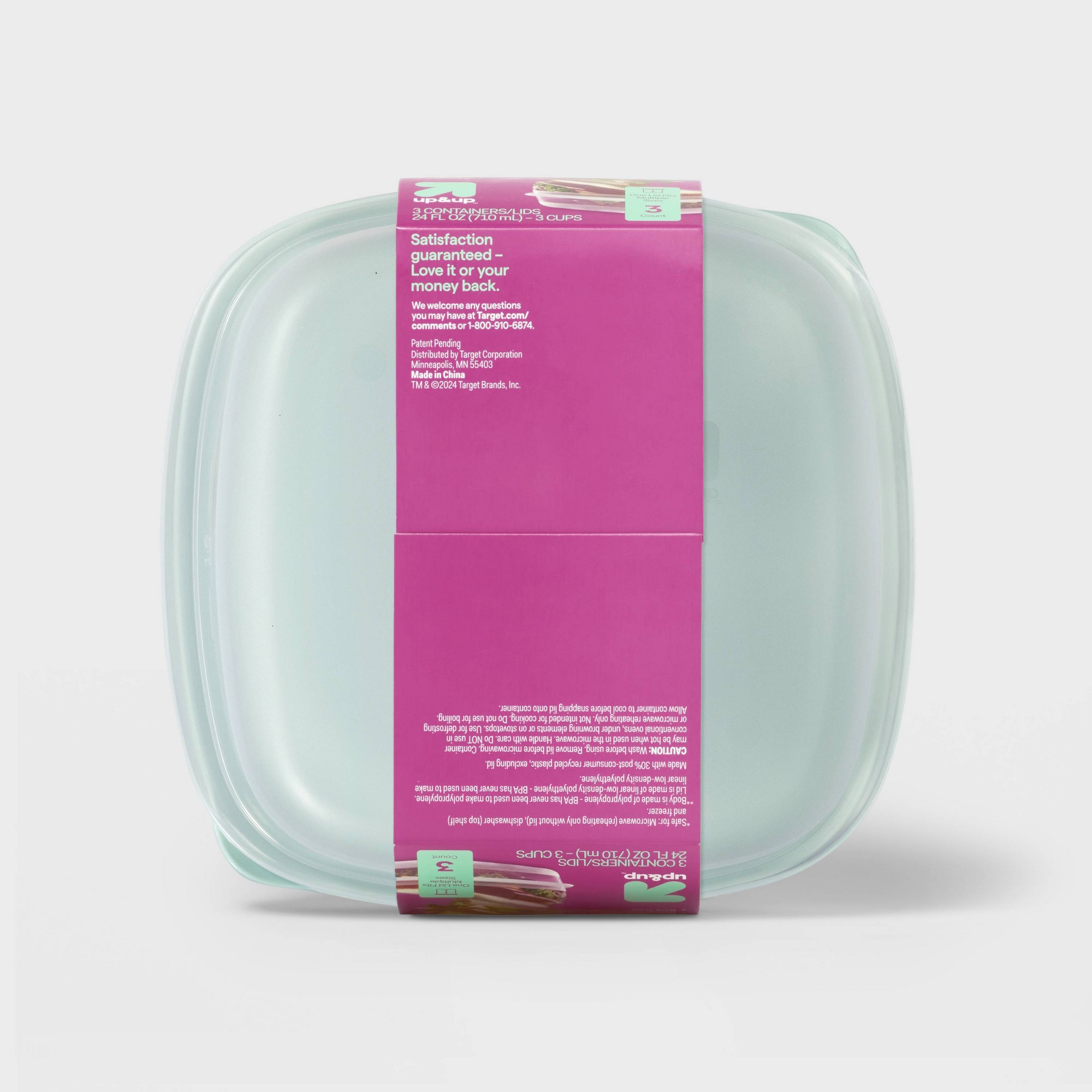 3ct Square Food Storage Contai - Food Storage Prep Containers review and price
